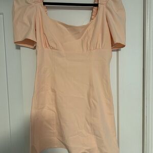 Free People Peach Mini Dress
